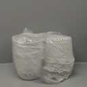 WILLBOND 8 Pcs White Flower Girl Basket with Handle for Wedding Ceremony, 5.9 x 4.72 x 4.33 Inch