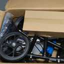 Knee Scooter，Knee Scooter for Adults for Foot Surgery，Knee Walker for Foot Injuries Compact Crutch Alternative with Dual Braking System (Blue)