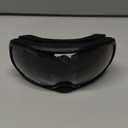 Adjustable Motorcycle Goggles, Lightweight, Black Frame+Clear Lens, Unisex