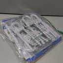 Pack of 12 - Baby Proofing Cabinet Locks Adjustable U Shaped Baby Safety Latches for Drawers, Fridge, Closet Modern Baby Proofing Cabinet Lock with Extra Secure Lock Buttons (White)