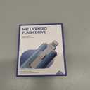 MFi Certified Flash Drive for iPhone iPad 256GB, Photo Stick for External Memory Storage, Easily Back Up and Save Photos Videos, USB Memory Stick Thumb Drive for iPhone/iPad/Android/PC (Sky Blue)