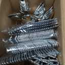 WDF 200 Pieces Silver Plastic Silverware Disposable - 50Guests Silverware Plastic Cutlery - Disposable Utensils Includes 100 Forks, 50 Spoons, 50 Knives Perfect for Christmas Wedding or Party