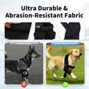 Dog Elbow Brace Protector with Decoupled Chest Strap - Breathable, Abrasion-Resistant - Adjustable Elbow Support for Hygroma, Dysplasia, Arthritis, Calluses & Shoulder Instabilit (Both Legs, XL)