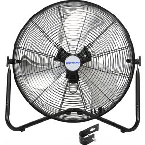 BILT HARD 20" High Velocity Floor Fan, 4600 CFM 3-Speed Industrial Shop Fan with Wall-Mounting System, Heavy Duty Metal Fan for Workshop, Garage and Warehouse