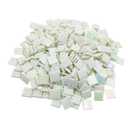 320PCS Square Iridescent Stained Glass Mosaic Tiles, 1.1LB Mosaic Tiles for DIY Crafts, 0.6" Bright Mosaic Glass Pieces for Art Craft and Home Decorations (Iridescent Purple F532, 0.6")