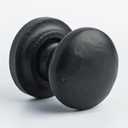 Woodbury Lane 10 Pack Cabinet Knobs, Bun Drawer Pulls & Cupboard Drawer Knobs, Luxury Kitchen Solid Cast Iron 3-3/4" Black Cabinet Knob & Handles for Hardware Dresser
