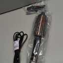 Farery Thermal Brush 5 Adjustable Temps, 1.5 Inch Hot Curling Brush for Big Bouncy Curls, Non-Blowing Heated Round Brush, Ceramic Curling Wand for Medium & Long Hair, Dual Voltage for Travel