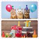 24 Pcs Mini Party Hats with Pom Poms Stuffed Animals Tiny Felt Cone Birthday Hats for Toys Dinosaur Small Dogs Cats