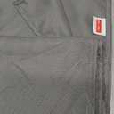 maxmill Rectangle Textured Tablecloth Waterproof Spillproof Wrinkle Free Table Cloth, Kitchen Dining Tabletop Decoration, Fabric Table Cover for Outdoor and Indoor Use, 134×116 inches, Light Gray  