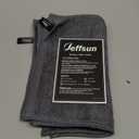 Wash Cloths 6 Pack, Super Soft & Skin Friendly Face Towel for Sensitive Skin, Reusable Washable Makeup Remover Cloth, 10x10 inch Small Baby Washcloths, Easy to Rinse Dark Grey Facial Cleaning Cloth