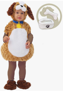 Spooktacular Creations Halloween Puppy Costume for Kids, Toddler Puppy Costume for Baby Halloween Animal Dress Up Party, Size 18-24 M