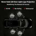4 Pcs Car Door Lights Logo Projector Compatible with MDX/RDX/ZDX/TLX/RLX/TL Series Accessories, No Fade HD LED Car Welcome Projector Lights, 3D Ghost Shadow Puddle Light