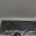 Wireless Keyboard and Mouse Combo, Full-Sized 2.4GHz Wireless Keyboard with Comfortable Palm Rest and Optical Wireless Mouse for Windows, Mac OS PC/Desktops/Computer/Laptops (Black)