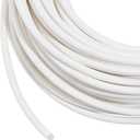 BENECREAT 32.81 Yards PVC Welt Cord Piping, 8mm White Polyester Piping Cord for Crochet, Knitting, Weaving or Trim in Garments, Cushions