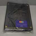 9 Pocket 3 Ring Leather TCG Binder for Baseball, Trading Game, and Sports Card, 50 Pages, Holds 900 Cards (10.8 x 13.5 x 2.8 In)