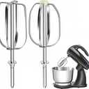 Replacement Mixer Beaters Compatible with Sunbeam Mixmaster Mixers Models 2355, 2356, 2357, 2358, 2359, 2360, 2364, 2381-Premium 304 Stainless Steel, High Efficiency Attachments, NOT UNIVERSAL- 2 Pack