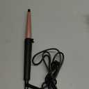 Hair Curling Wand, 0.5-1Inch Tapered Curling Iron, Professional Ceramic Hair Curler Wand with Heat-Resistant Glove, Dual Voltage (Pink) (Gold)