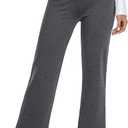 Tapata Women Dress Pants 28"/30"/32"/34" High Waist Stretchy Bootcut Pants Tall, Petite, Regular for Office Business Casual (XX-Large/28" Inseam, New Charcoal)