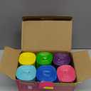 T.FORING 300 Count 1.2 Gallon Trash Bags - 4.5 Liter Colored Small Garbage Bags Unscented Mini Can Liners Leakproof & Tear Resistant for Bathroom, Office, Home