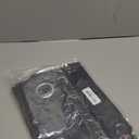 Deconovo Blackout Curtain Panel  Solid Grommet Top, Thermal Insulated & EnergySaving, MachineWashable Room Darkening Window Treatment for Bedroom & Living Room, 1 Panel, Dark Grey, 42W x 63L