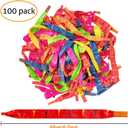 100pcs Rocket Balloons with Two Air Pump Colorful Giant Rocket Balloons for Parties
