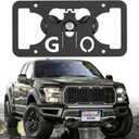 No Drill Front License Plate Bracket Mount Kit Compatible with Ford Raptor 3rd gen 2021-2025, Front Bumper License Plate Mounting Kit, Installs in Seconds