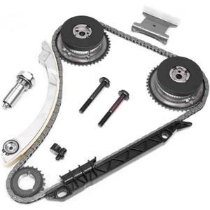 Engine Timing Chain Kit W/VVT Sprocket Compatible with Chevrolet Equinox/Malibu 2009-2017, Buick LaCrosse/Regal 2011-2017, Pontiac G5 2009-2010, GMC Terrain 2011-2017 2.2L 2.4L 4Cyl