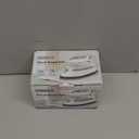 BEAUTURAL Mini Travel Steam Iron for Clothes with Dual Voltage, Temperature Control, Non-Stick Soleplate and Cord Storage, Ideal for Sewing, Quilting and Handcraft (White)