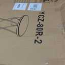 32" Round Folding Table, Portable Bar Height Folding Table with Detachable Legs, Round Foldable Table with HDPE Top for Standing Parties, Balcony, Event, Indoor Outdoor Use (Black, 1 Pack)