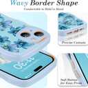 teloxy Magnetic for iPhone 16 Case,Shockproof Protective Durable Slim Translucent Matte Anti-Fingerprint Phone Case for iPhone 16 6.1 inch,Light Blue