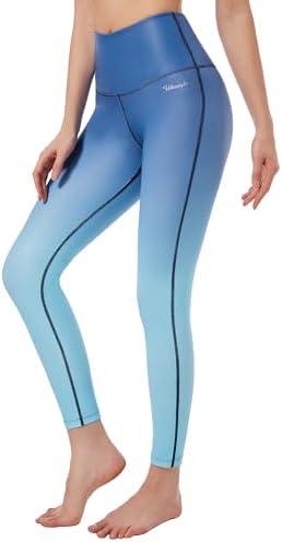 Ubestyle UPF 50+ High Waist Women's Swim Pants Swim Leggings Swimming Tights Rash Guard Pants Sun Protective, XL