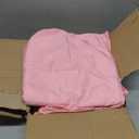 Niuara Pink Fabric Rectangle Table Cloth - 6 Pack, 60" × 102" Washable Tablecloth for 5FT Tables, Wrinkle-Resistant & Heat-Proof Table Cover for Weddings, Dinners & Parties