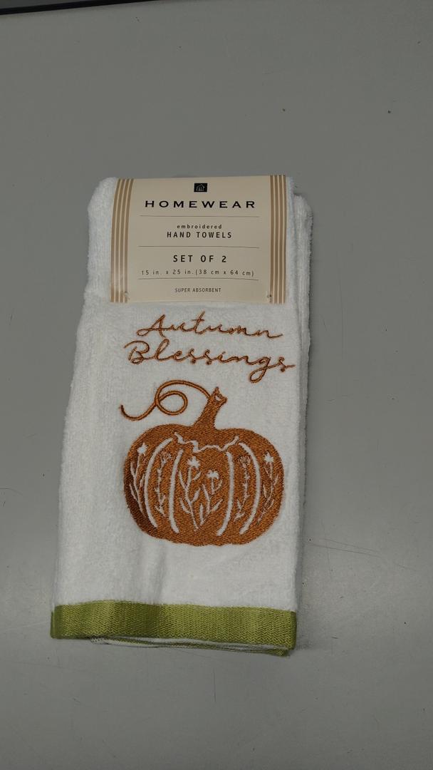 Home Wear Hand Towels Set of 2 15x25