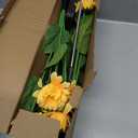 Solar Garden Lights Outdoor, 4 Pack Sunflower Lights with 24 Sunflower, Waterproof 60 Led Garden Fall Decor, Gifts for Mom Grandma, Decorative Solar Flowers for Pathway Patio Yard Flowerbed Decoration