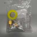 3/8 inch Natural Gas Y Splitter, 2-Way Natural Gas Quick Connect Fittings with Shut Off Valve, Conversion Kit for Natural Gas Line, 3/8" Propane Hose, Pizza, Oven, Grill, Generator, Heater, RV Trailer