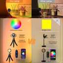 XEBKOR Sunset Lamp Projector Multicolor Changing LED Projection Lamp,Switch Button and APP Control 360 Degree Rotation Sunlight Lamp for Bedroom, Photography, Party, Tiktok Live, Room Decor