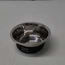 Stainless Steel Dog Bowls, Nonslip Rubber Bottom No Spill Proof Skid Metal Insulated Dog Bowls for Large Medium Small Breed Dogs (Grey, 3.6 Cups/29 OZ)