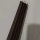 2 Pcs 3 Feet Brown Vinyl Door Bottom Adjustable Weatherstrip Door Bottom with Drip Cap Weatherproof Under Doors Seal for Gaps from 1/4'' to 9/16'' for 1 3/4'' to 2'' Thick Doors