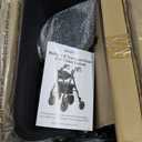 Walkers for Seniors, 2 in 1 Rollator Wheelchairs Combo 10" Big Wheels Walker with Seat, Rollator Transport Chair with Brakes Folding Rolling Walker for Adults, Grey