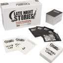 Late Night Stories Adult Party Game- Can You Weave a Story w/ The Cards Given to You? 250 Original Art Cards, 3-8 Players, Tell Your Tale & Earn the Best (or Worst) Votes, Fun Colleges 18+, Gift