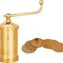 Sev Sancha Gathiya Murukulu Janthikulu Maker Machine with 6 Different Jali - Brass