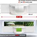 in Window Bird Feeders for Viewing - 180 Clear View Bird Feeder, Durable, Elegant, Fits Windows 27-35" Wide, for Bird Watching-Bring Joy to Your Home