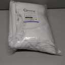 Chyhomenyc Sage White Curtains 120 Inch Length 2 Panels Set, Faux Linen Textured Semi Light Filtering Soft Airy Farmhouse Curtain Drapes for Living Room Bedroom, Each 60Wx120L