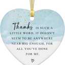 2026 Thank You Christmas Ornament Decoration - Appreciation Gift for Women and Men - Thank You Gift for Coworker, Friend, Teacher, Boss, Employee,Neighbors