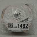 White and Gold Ribbon Wired 2.5 Inch X 10 Yards White Faux Fur Wired Ribbon for Christmas Tree,Topper Bows, Garlands and Wreaths, Gift Wrapping, DIY Crafts, Home Decor (Birch Bark,White)