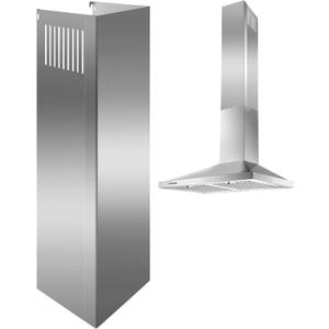 31.5" x 8" x 6.7" Range Hood Chimney Extension Fit for SNDOAS GD24 GD17, Stainless Steel Range Hood Extension Duct Cover (Upper Piece) (metallic color)