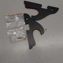 forlife 2/Set Sword Hook Wall Mount Samurai Sword Hanger Display Holder Adjustable for Katana Wakizashi Tanto Genji Sword Weapon Rack