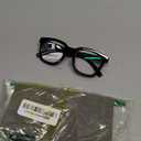Peepers by PeeperSpecs Women's to The Max Square Blue Light Blocking Reading Glasses (Black)