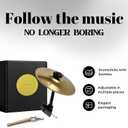 Car Crash Cymbal, Car Crash Cymbal Air Vent,Crisp Metallic Sound - Quirky Gift for Road Trips & Music Lovers (gold)