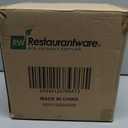 Restaurantware Plastic Lids for Containers 50 Pack Fits 12 oz To Go Boxes Clear Design Round Container Lids Sturdy Easy-Pull Tab Disposable Tight Fitting Covers for Takeaway Lunch Boxes